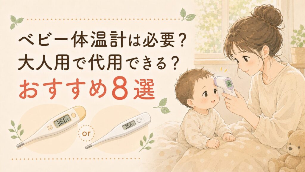 ベビー体温計は必要？大人用で代用できる？おすすめ8選