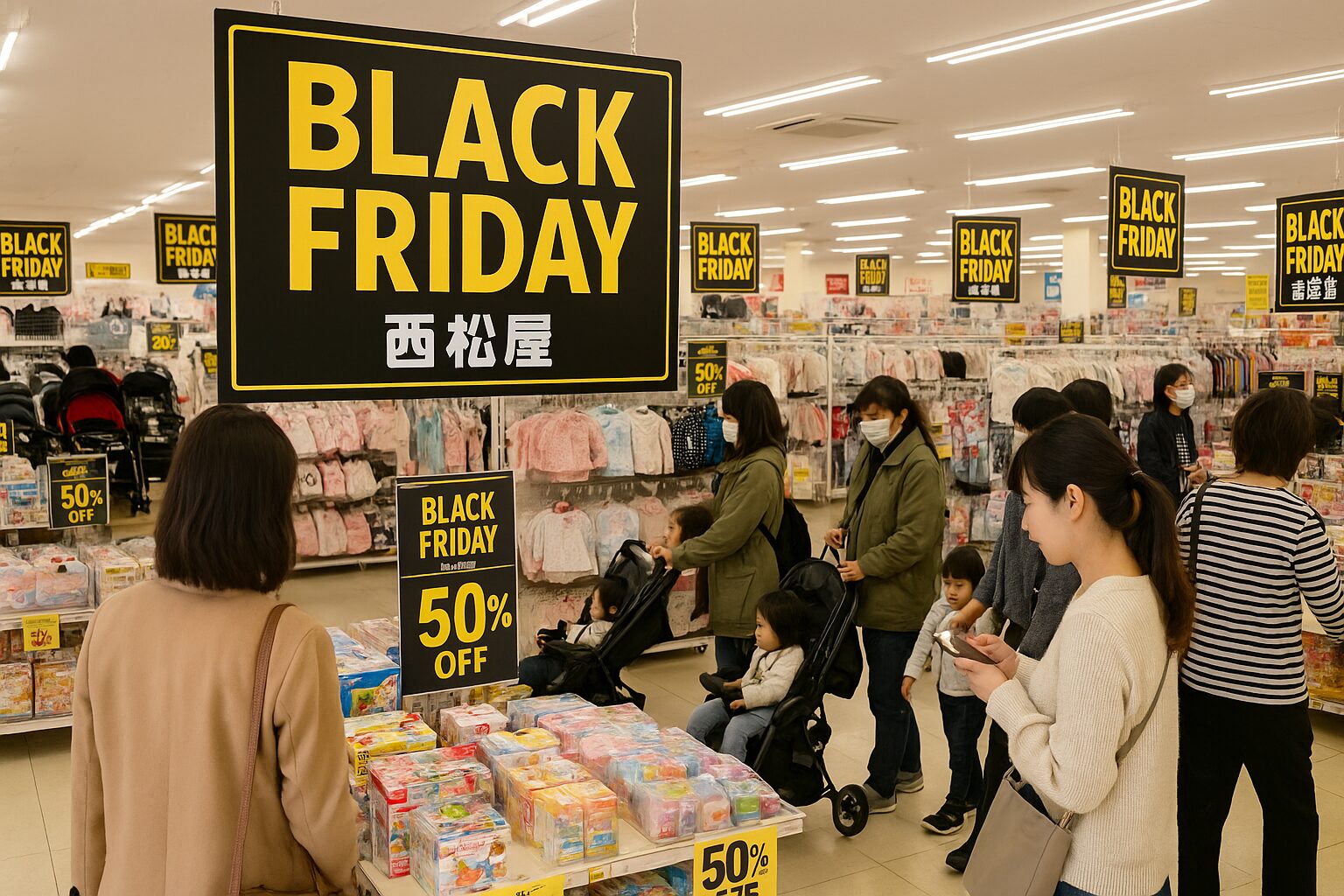 西松屋ブラックフライデー画像