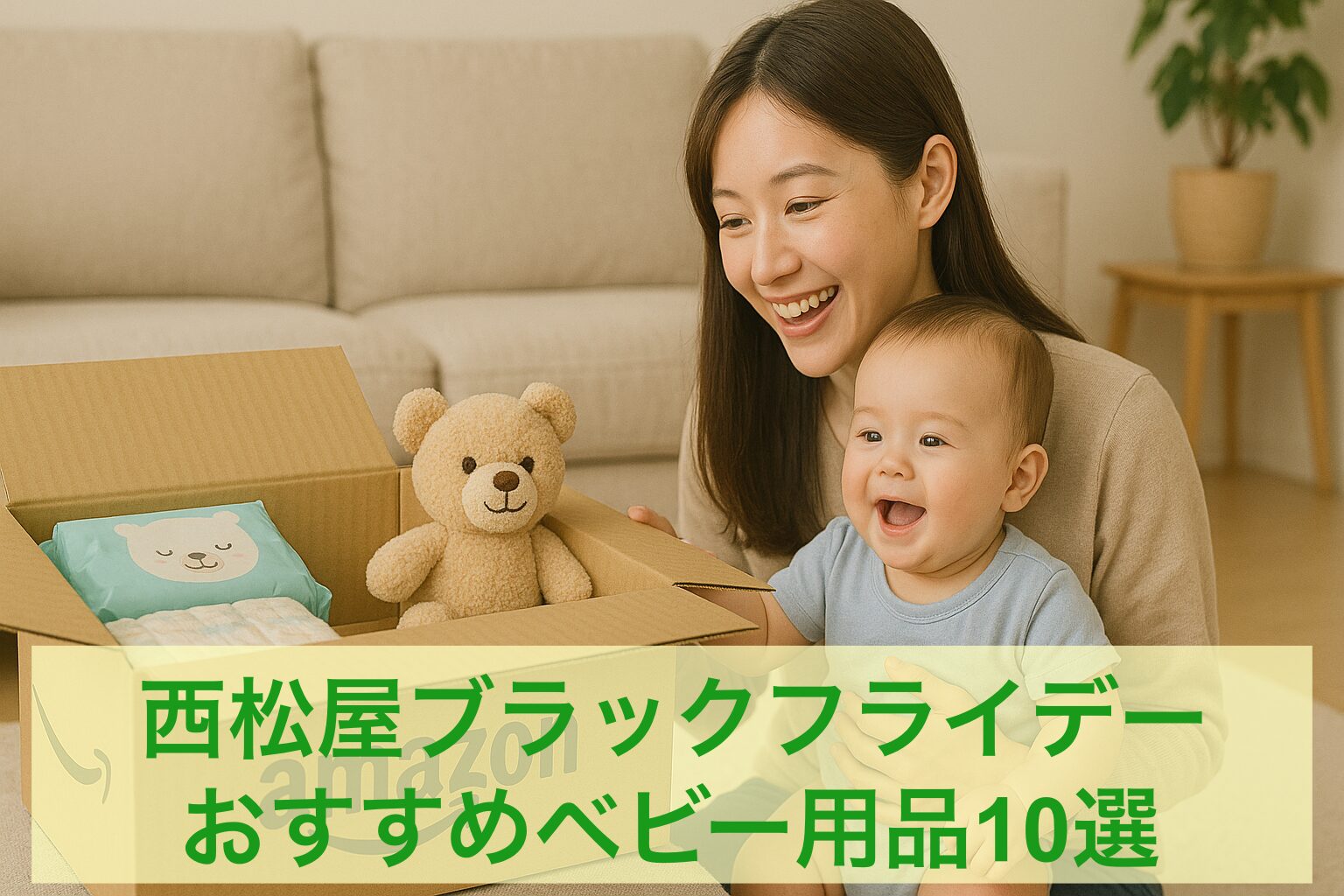 2025年西松屋ブラックフライデーおすすめベビー用品10選！