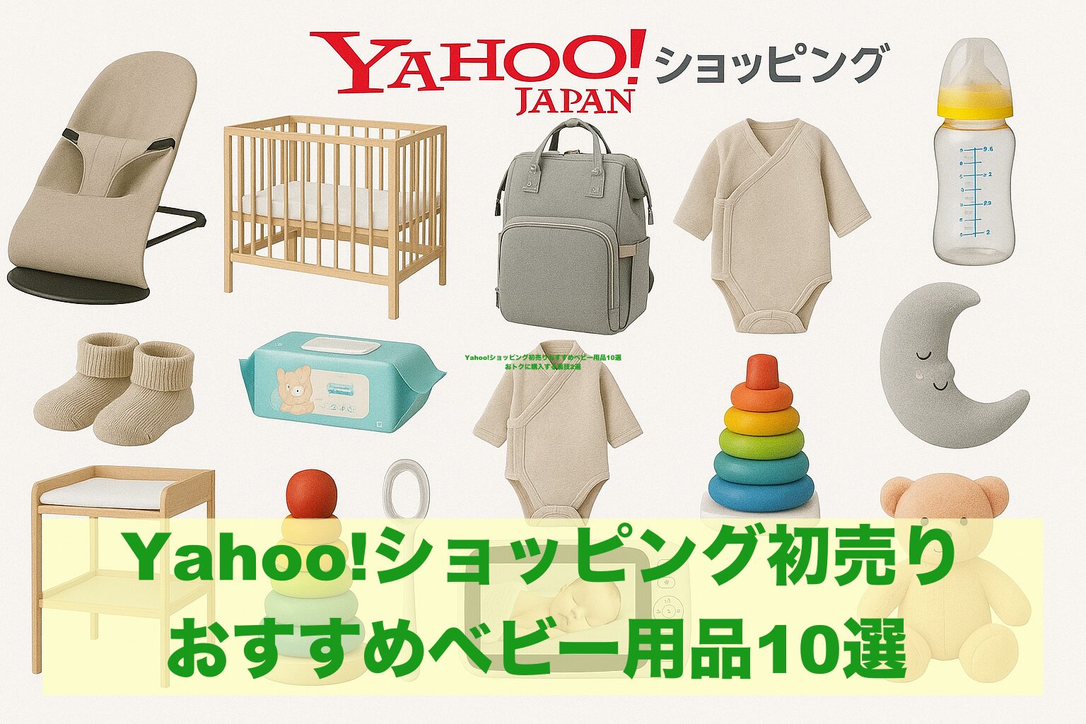 Yahoo!ショッピング初売りおすすめベビー用品10選！｜いつから？おトクに購入する裏技2選
