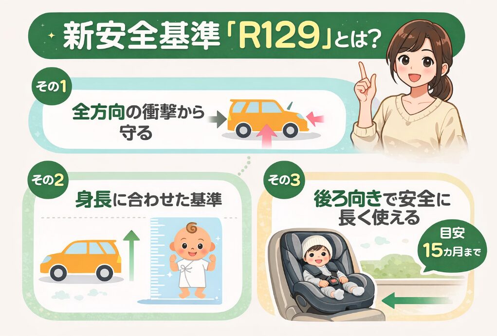 R129安全基準の説明イラスト